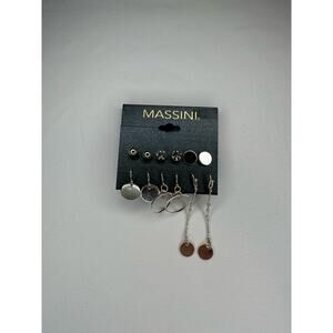 Massini Metal Earrings Set